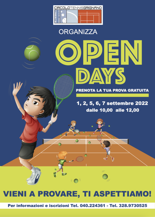 OPEN DAYS TENNIS GRIGNANO