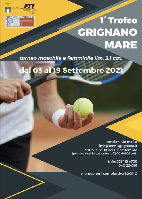 PRIMO TORNEO GRIGNANO TENNIS